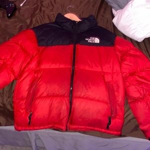 The North Face 1996 Nuptse Red Coat